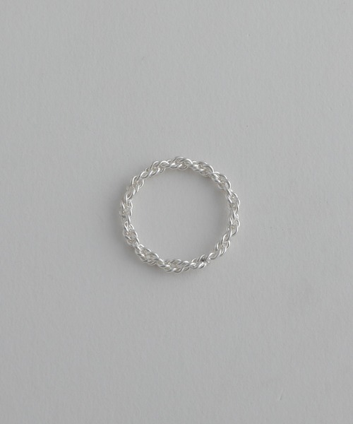 whoseA(フーシー)の「【silver925】TwistchainRING/ツイストチェーンリング(リング・レディース・シルバー・16号/12号/10号)」の11枚目の写真