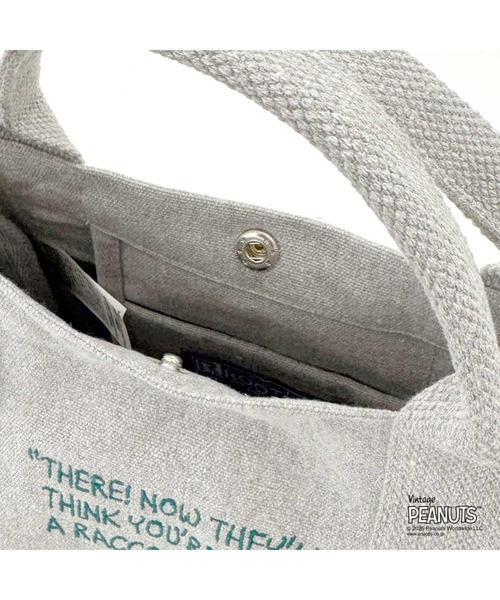 Vintage PEANUTS（ビンテージピーナッツ）の「ルートート / IP.デリ.ピーナッツ-0A（トートバッグ・レディース・ベージュ/グレー/アイボリー・FREE）」の10枚目の写真