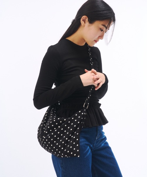 FEKETE 2WAYショルダーバッグ セール】POLKA DOT 2WAY SHOULDER BAG / ドット2WAYショルダー