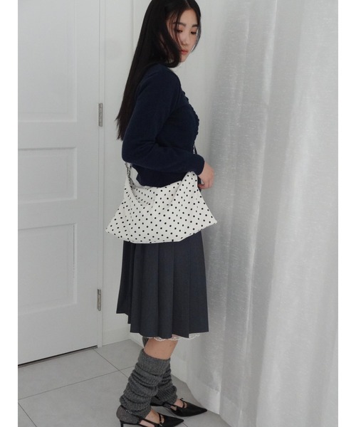 FEKETE（フェケテ）の「POLKA DOT 2WAY SHOULDER BAG / ドット2WAYショルダーバッグ（ショルダーバッグ・レディース・ホワイト/ブラック・FREE）」の21枚目の写真