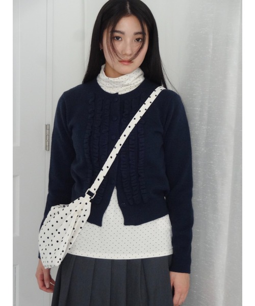 FEKETE（フェケテ）の「POLKA DOT 2WAY SHOULDER BAG / ドット2WAYショルダーバッグ（ショルダーバッグ・レディース・ホワイト/ブラック・FREE）」の22枚目の写真