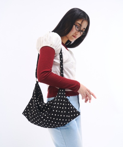 FEKETE 2WAYショルダーバッグ セール】POLKA DOT 2WAY SHOULDER BAG / ドット2WAYショルダー