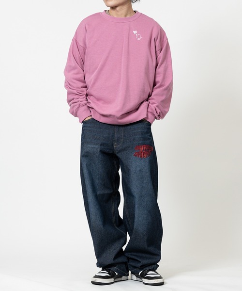 JOHN'S CLOSET（ジョンズクローゼット）の「【13】モチーフアップリケ バレルレッグジーンズ/コクーンデニム（デニムパンツ・メンズ・ブラック/ブルー/ブルー系2/ブラック系2/ブラック系1/ブルー系1・MEDIUM/LARGE）」の10枚目の写真