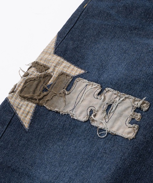 JOHN'S CLOSET（ジョンズクローゼット）の「【13】モチーフアップリケ バレルレッグジーンズ/コクーンデニム（デニムパンツ・メンズ・ブラック/ブルー/ブルー系2/ブラック系2/ブラック系1/ブルー系1・MEDIUM/LARGE）」の7枚目の写真