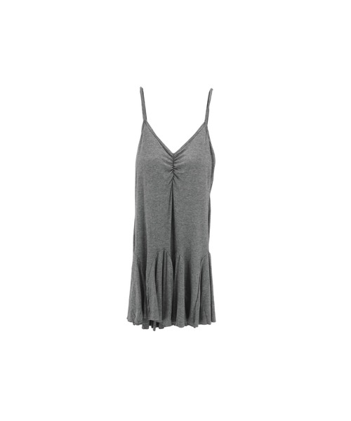 ALLuRing ChaRm(アリュリングチャーム)の「Cardigan & Flare Cami Dress Set / カーディガン&フレアキャミワンピ 首紐付 3点セット オケージョン(ワンピース・レディース・ブラック/グレー・FREE)」の8枚目の写真