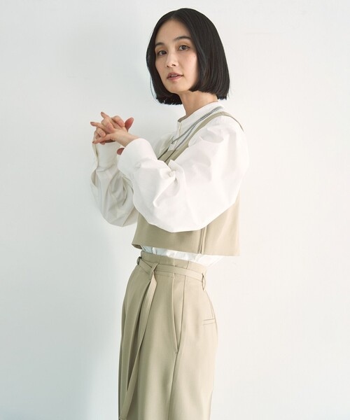 UNFILO(アンフィーロ)の「イージーチノ ビスチェ(その他トップス・レディース・ベージュ系/ブラック系・X-LARGE)」の5枚目の写真