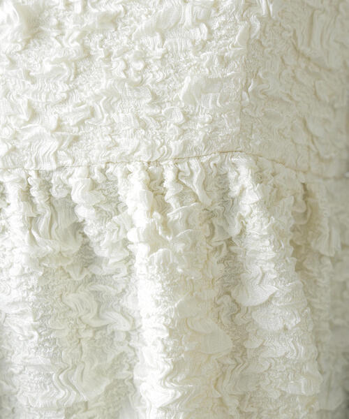 FREE'S MART(フリーズマート)の「◆ぽこぽこジャガードキャミソールビスチェ(キャミソール・レディース・イエロー/ホワイト/ブラック・FREE)」の12枚目の写真