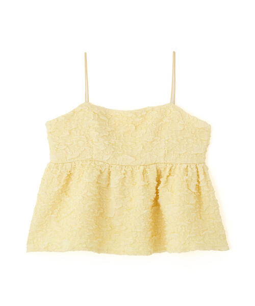 FREE'S MART(フリーズマート)の「◆ぽこぽこジャガードキャミソールビスチェ(キャミソール・レディース・イエロー/ホワイト/ブラック・FREE)」の6枚目の写真