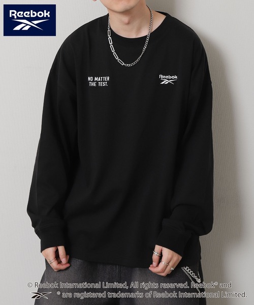 Reebok（リーボック）の「【REEBOK】 2タイプ（ スタンダード & ラグラン ）長袖 Tシャツ / ロンT（Tシャツ/カットソー・メンズ・ホワイト/ブラック/ホワイト×ブラック・MEDIUM/LARGE/X-LARGE）」の7枚目の写真