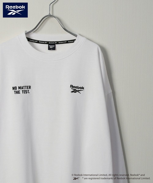 Reebok（リーボック）の「【REEBOK】 2タイプ（ スタンダード & ラグラン ）長袖 Tシャツ / ロンT（Tシャツ/カットソー・メンズ・ホワイト/ブラック/ホワイト×ブラック・MEDIUM/LARGE/X-LARGE）」の12枚目の写真