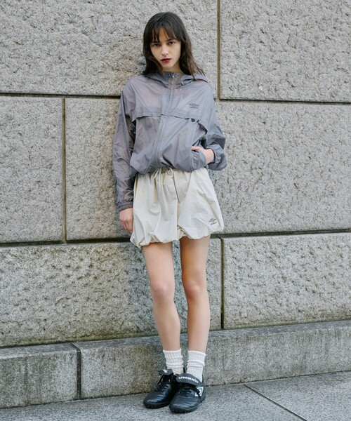 UMBROx PUBLUX アンブロ　インナーパンツ付き　バルーン ミニスカート UMBRO（アンブロ）の「UMBRO × PUBLUX/アンブロ インナーパンツ付き