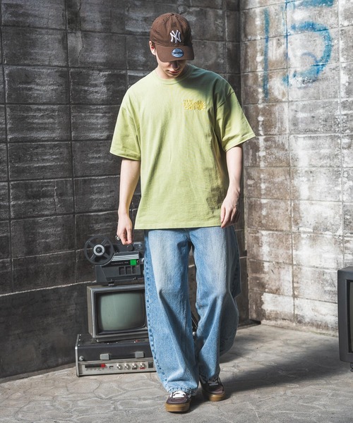 PBLIM（ページボーイリム）の「《UNISEX》ポスターフラワーTシャツ（Tシャツ/カットソー・レディース・オフホワイト/ダークブラウン/ブラック/ライトブルー/ライトグリーン・MEDIUM/LARGE）」の15枚目の写真