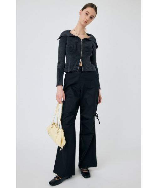 セール】BIG COLLAR ZIP UP ニット トップス（ニット/セーター