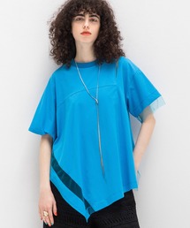 シアーアシンメトリーTシャツ
