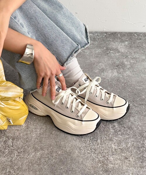 AVANT CONVERSE（アヴァンコンバース）の「【CONVERSE/コンバース】オールスターサージトレーナーOX（スニーカー・レディース・ライトグレー・24.5/23.5）」の3枚目の写真