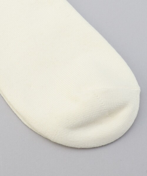 coen（コーエン）の「配色メロー ロゴ刺繍 リブソックス（ソックス/靴下・レディース・その他1/ブラック/ナチュラル/オフホワイト/ライトピンク/コバルトブルー/グレー系・FREE）」の10枚目の写真