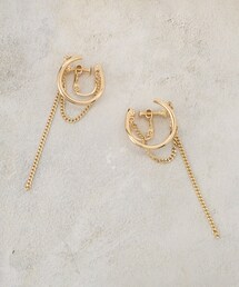 grove | メタルチェーンイヤリング(イヤリング)