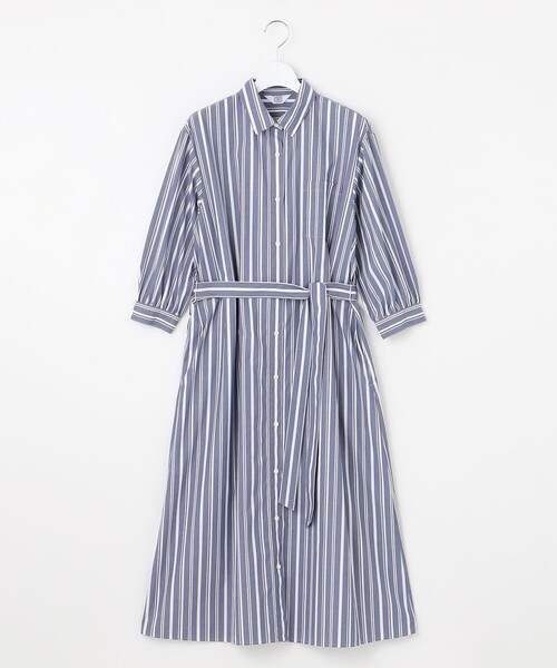 J.PRESS(ジェイプレス)の「【洗える・接触冷感・UVケア】エステネージュ シャツ ワンピース(シャツワンピース・レディース・ネイビー系1/ブラック系/ブルー系1・9/11)」の16枚目の写真