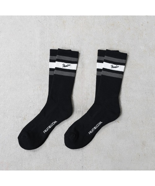 FRUIT OF THE LOOM × NUMBER (N)INE 80764100 2 パックソックス