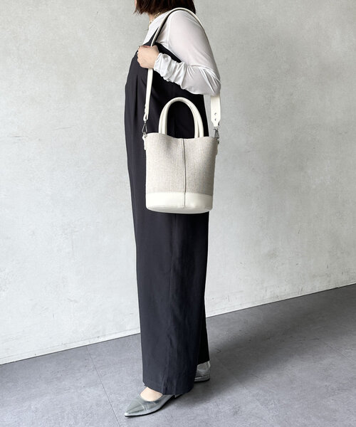 とんでちょ 綿麻バケツショルダー（トートバッグ）｜Chez toi（シェトワ）の
