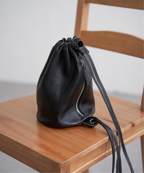 notch.(ノッチ)の「【sweet web掲載】COOCO シュリンクレザーロングショルダー巾着バッグ(ショルダーバッグ・レディース・ブラウン/ブラック/オフホワイト/シルバー・FREE)」の16枚目の写真