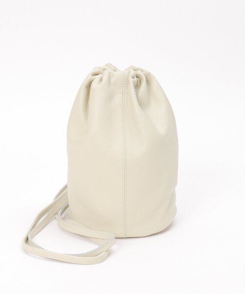 notch.(ノッチ)の「【sweet web掲載】COOCO シュリンクレザーロングショルダー巾着バッグ(ショルダーバッグ・レディース・ブラウン/ブラック/オフホワイト/シルバー・FREE)」の18枚目の写真