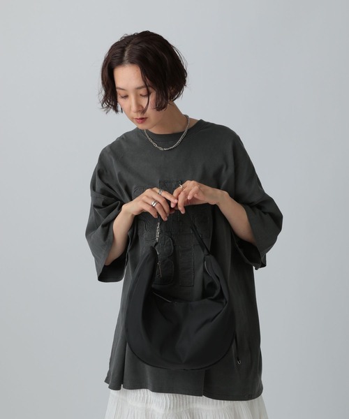 LEPSIM（レプシィム）の「2WAYメタルバックルバッグ　326224（ショルダーバッグ・レディース・カーキ/ブラック/ライトグレー・ONE SIZE）」の14枚目の写真