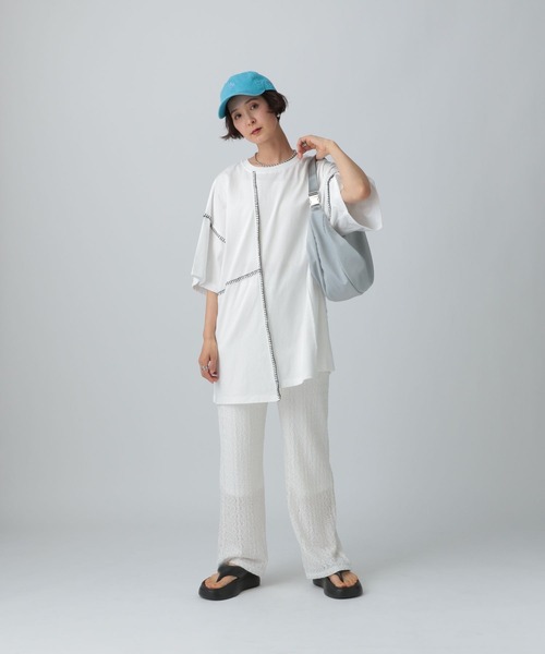 LEPSIM（レプシィム）の「2WAYメタルバックルバッグ　326224（ショルダーバッグ・レディース・カーキ/ブラック/ライトグレー・ONE SIZE）」の18枚目の写真