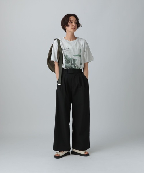 LEPSIM（レプシィム）の「2WAYメタルバックルバッグ　326224（ショルダーバッグ・レディース・カーキ/ブラック/ライトグレー・ONE SIZE）」の21枚目の写真