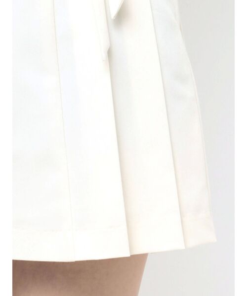 dazzlin(ダズリン)の「サイドプリーツミニスカート(スカート・レディース・アイボリー/チャコールグレー・SMALL/MEDIUM)」の20枚目の写真