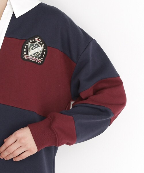 THE SHOP TK （ザ ショップ ティーケー ）の「ラガーシャツ/洗濯機OK（Tシャツ/カットソー・レディース・ホワイト系7/ネイビー系4・99）」の15枚目の写真