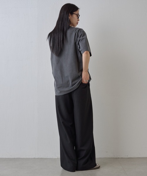 COLONY 2139（コロニートゥーワンスリーナイン）の「ピグメント加工レディプリントTシャツ（Tシャツ/カットソー・メンズ・ブラック/オリーブ・MEDIUM/LARGE）」の7枚目の写真