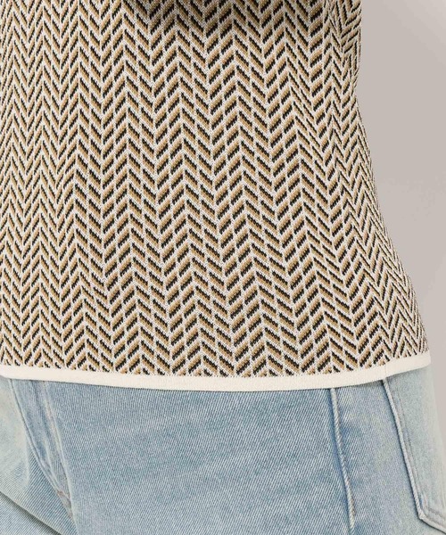 LOWRYS FARM（ローリーズファーム）の「ＪＱＤニットタンク　309014（タンクトップ・レディース・アイボリー/ブラック・FREE）」の7枚目の写真