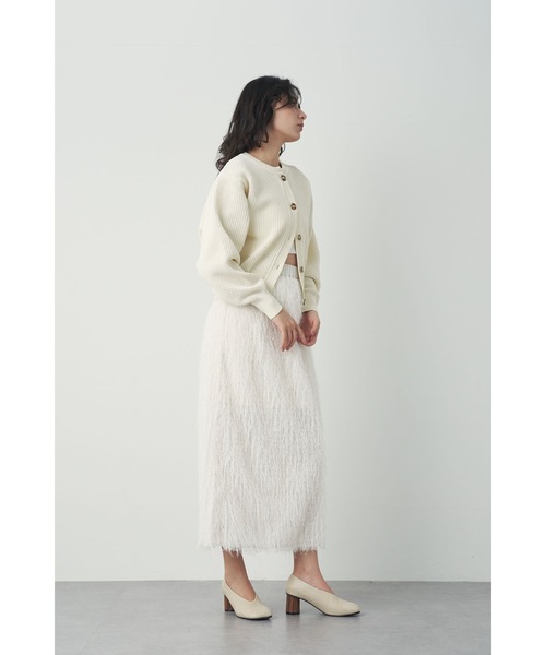 Limue(リミュ)の「カットフェザースカート(スカート・レディース・ブラック/ナチュラル・FREE)」の18枚目の写真