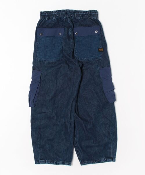 G-STAR（ジースター）の「COCOON JEANS FABRIC MIX/異素材ミックスナイロンデニムワイドルーズジーンズ（デニムパンツ・レディース・インディゴブルー・27inch/24inch/25inch/26inch）」の8枚目の写真