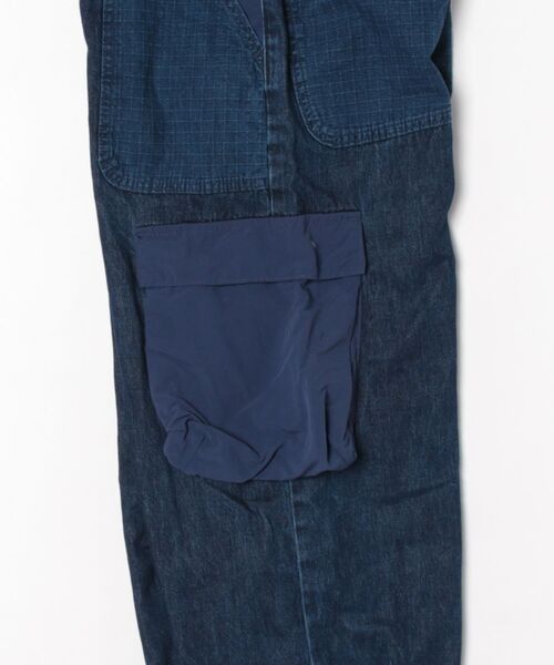 G-STAR（ジースター）の「COCOON JEANS FABRIC MIX/異素材ミックスナイロンデニムワイドルーズジーンズ（デニムパンツ・レディース・インディゴブルー・27inch/24inch/25inch/26inch）」の9枚目の写真