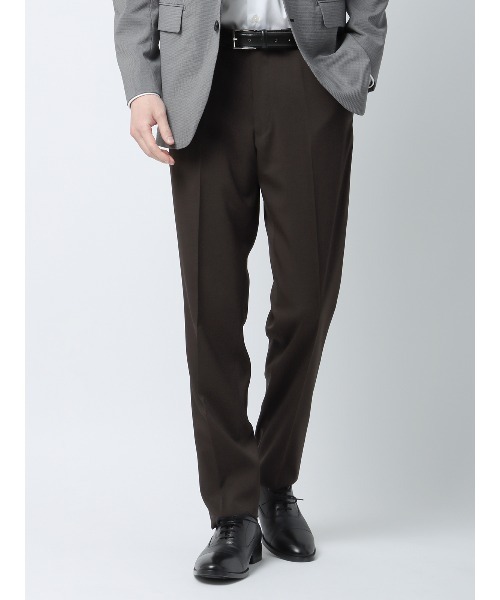 SUIT SQUARE（スーツスクエア）の「最高パンツ テーパードパンツ ウォッシャブル NON IRON ストレッチ 無地 RS07 通年（スラックス・メンズ・グレー系/ネイビー系/ブラウン系/ブラック系・SS/S/M/L/LL/3L/3S）」の3枚目の写真