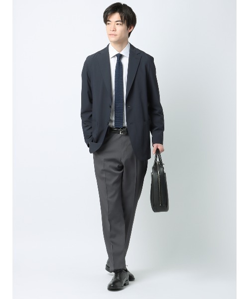 SUIT SQUARE（スーツスクエア）の「最高パンツ テーパードパンツ ウォッシャブル NON IRON ストレッチ 無地 RS07 通年（スラックス・メンズ・グレー系/ネイビー系/ブラウン系/ブラック系・SS/S/M/L/LL/3L/3S）」の5枚目の写真
