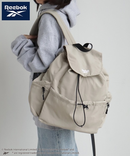 セール】【Reebok/リーボック】ドローストリング フラップリュック