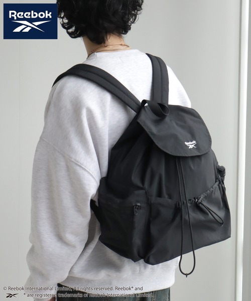 EENK インク ホリー ドローストリング バックパック BLACK セール】【Reebok/リーボック】ドローストリング フラップ