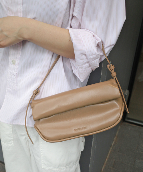 ADD CULUMN（アドカラム）の「ADD CULUMN/アドカラム ハンドバッグ A25S07B368（ハンドバッグ・レディース・ブラック/キャメル・FREE）」の2枚目の写真