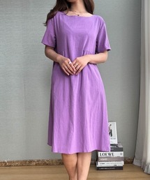 一枚で夏服が可愛くなるミモレ丈リゾートワンピース