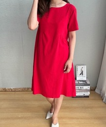 一枚で夏服が可愛くなるミモレ丈リゾートワンピース