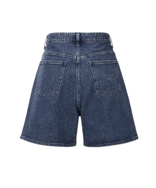 Onitsuka Tiger（オニツカタイガー）の「WOMEN'S DENIM SHORTS / ウィメンズデニムショーツ（デニムパンツ・レディース・ブルー・S/M/L）」の3枚目の写真