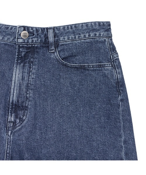 Onitsuka Tiger（オニツカタイガー）の「WOMEN'S DENIM SHORTS / ウィメンズデニムショーツ（デニムパンツ・レディース・ブルー・S/M/L）」の4枚目の写真