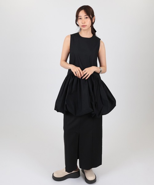 ブラウス シャツ peplum balloon sleeveless blouse レディース セール】peplum balloon sleeveless blouse（シャツ/ブラウス