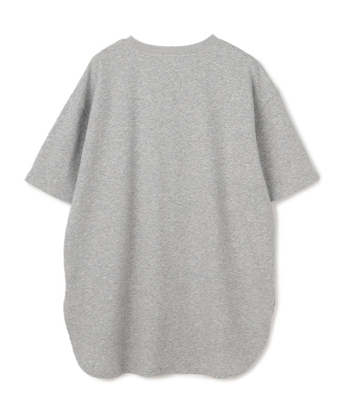 anyfee（エニフィー）の「【anyfee/プラスサイズ】裾ラウンド半袖Tシャツ（吸水速乾・UV対策・接触冷感）（Tシャツ/カットソー・レディース・チャコール/ブラック/杢グレー/ホワイト・4L/3L/LL/5L）」の5枚目の写真