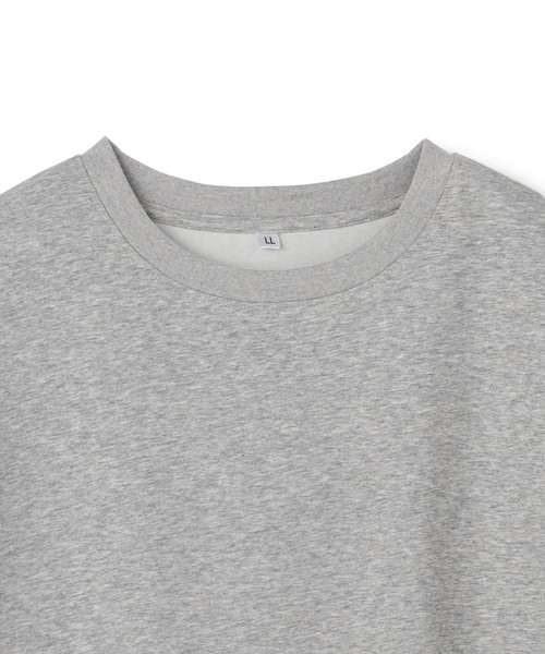 anyfee（エニフィー）の「【anyfee/プラスサイズ】裾ラウンド半袖Tシャツ（吸水速乾・UV対策・接触冷感）（Tシャツ/カットソー・レディース・チャコール/ブラック/杢グレー/ホワイト・4L/3L/LL/5L）」の7枚目の写真