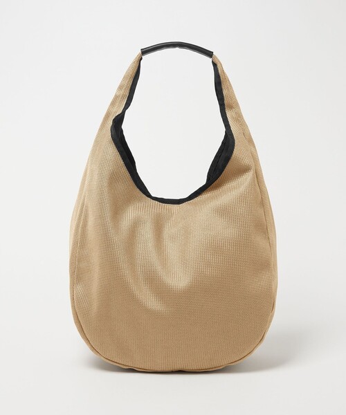 BEAUTY&YOUTH UNITED ARROWS - PONTA！！roku  6 サーマル ワンショルダー ワッフル ベージュ ソフト メッシュ ワン ショルダーバッグ（ショルダーバッグ
