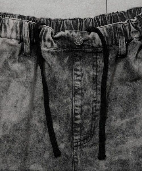 Starting Over（スターティングオーバー）の「damage wide cargo bermuda shorts/ダメージ ワイド カーゴ  バミューダショーツ（カーゴパンツ・メンズ・ブラック/グレー・L/M）」の20枚目の写真